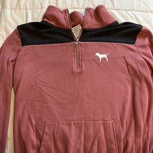 Victoria Secret PINK quarter zip sweatshirt